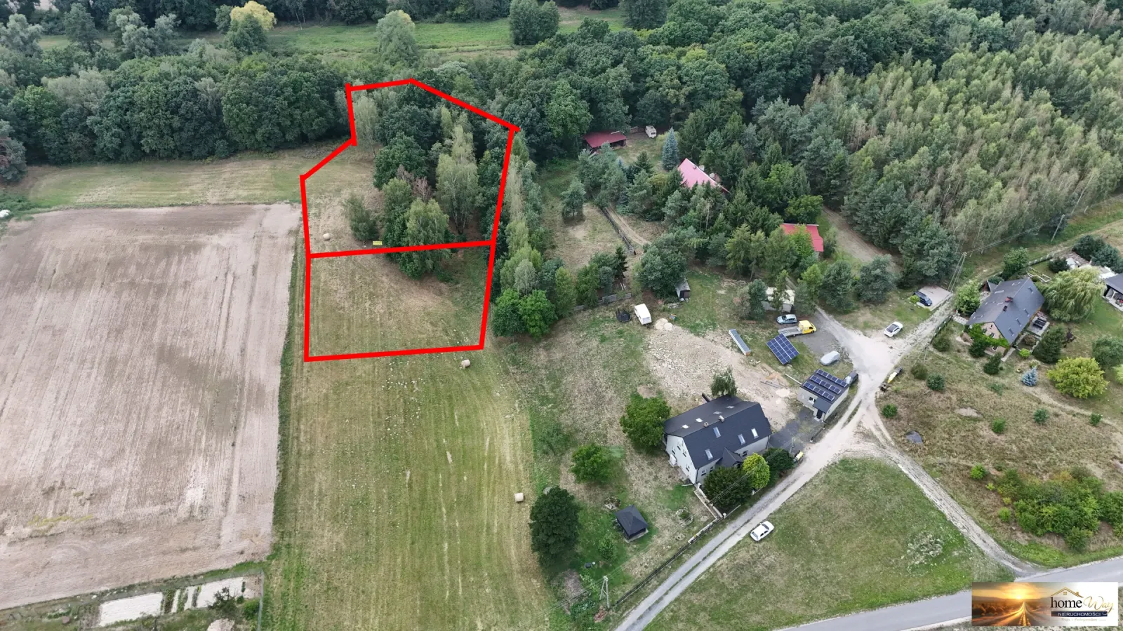 DZIAŁKA BUDOWLANA 1343 m² | WITKÓWEK | 8 KM OD CHOJNOWA | MPZP – 3-MNU