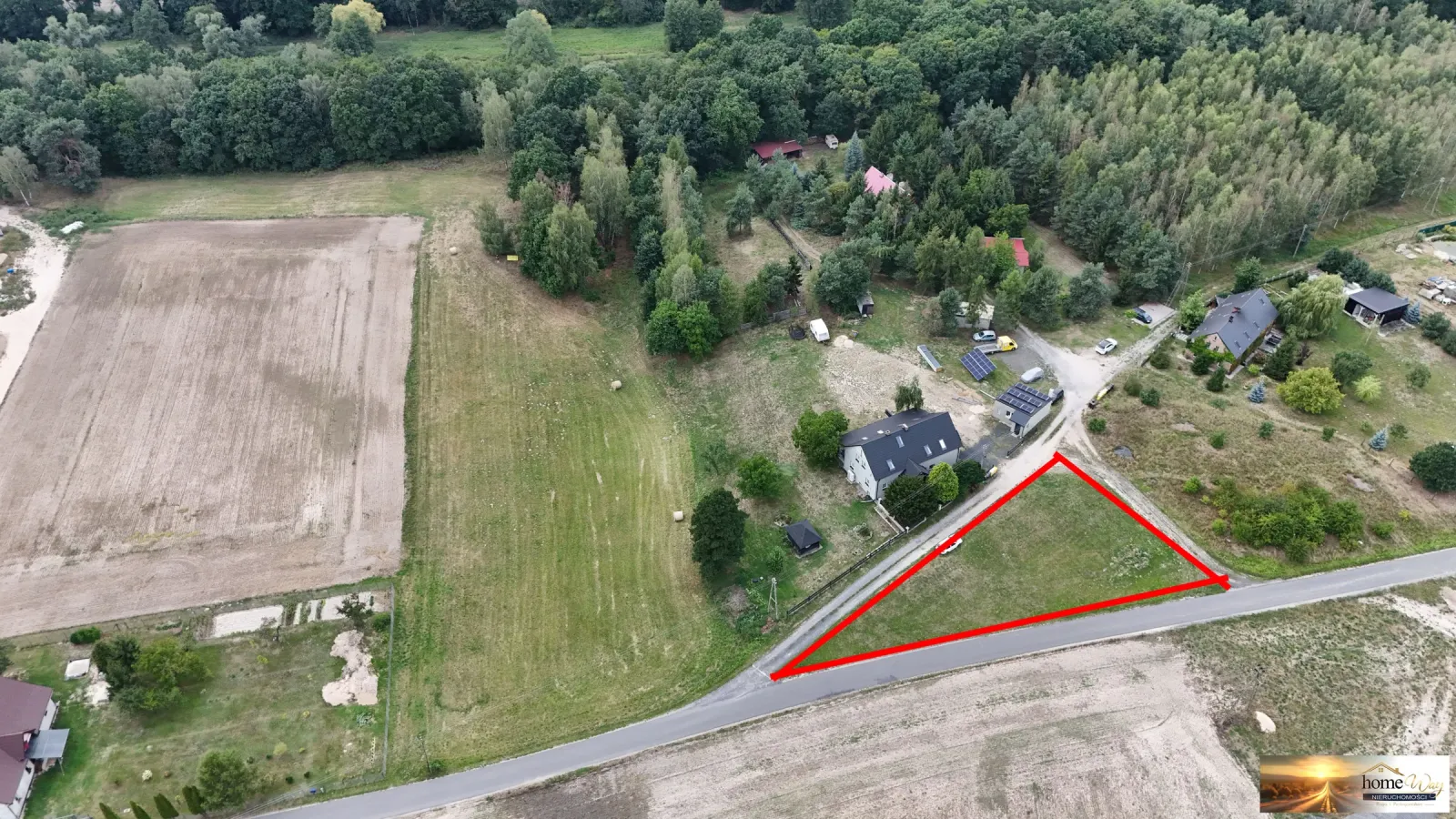 DZIAŁKA BUDOWLANA 1000 m² | WITKÓWEK | 8 KM OD CHOJNOWA | 4 KM OD A4 | MPZP – 2-MN
